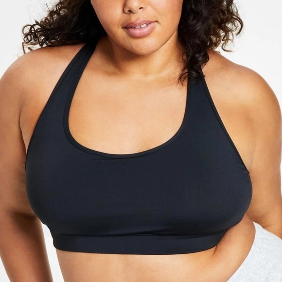 Women's Navy Blue Sports Bra - Picture 1 of 5